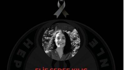 İzmir Tepecik Eğitim ve Araştırma Hastanesi'nde görev yapan Elif Sedef